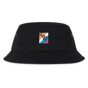 Snake Retro Reptile Python Gift idea - Kinder Bucket Hat - Schwarz - Vorne