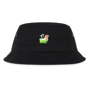 Erdmännchen Baden Badewanne - Kinder Bucket Hat - Schwarz - Vorne
