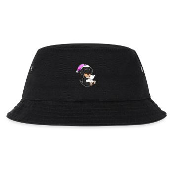 Hund Hunderasse Dackel - Kinder Bucket Hat - Schwarz - Vorne