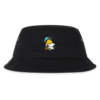 Abeille avec oreiller et bonnet de couchage - Bob Enfant - noir - Devant