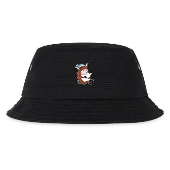 Bœuf avec oreiller et bonnet de couchage - Bob Enfant - noir - Devant