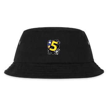 Young 5 years old astronaut - Kids’ Bucket Hat - black - Front