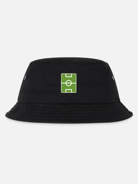 Football Field - Kids’ Bucket Hat - black