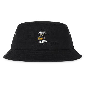 Staplerfahrer Gabelstapler Lager Logistik - Kinder Bucket Hat - Schwarz - Vorne