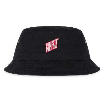 trust no one quote - Kids’ Bucket Hat - black - Front