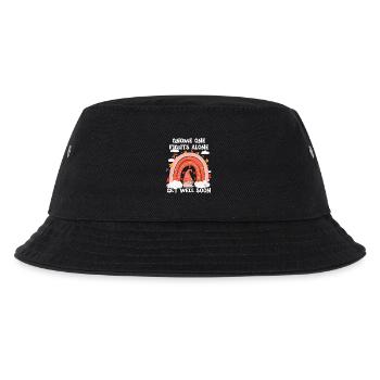 Gnome One Fights Alone Kidney Cancer - Kids’ Bucket Hat - black - Front