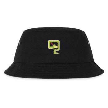 Schlange Spiel - Kinder Bucket Hat - Schwarz - Vorne