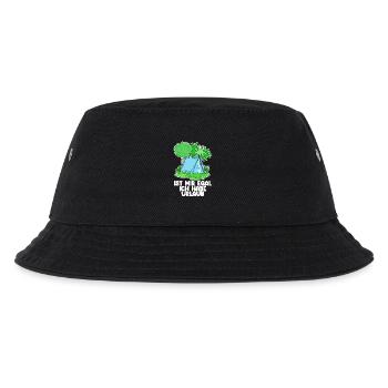 Urlaub - Kinder Bucket Hat - Schwarz - Vorne