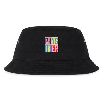 Physiker Design - Kinder Bucket Hat - Schwarz - Vorne