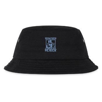 Schweißer machens heißer - Kinder Bucket Hat - Schwarz - Vorne
