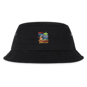 Funny "Flip my Witch Switch" Halloween Saying - Kids’ Bucket Hat - black - Front