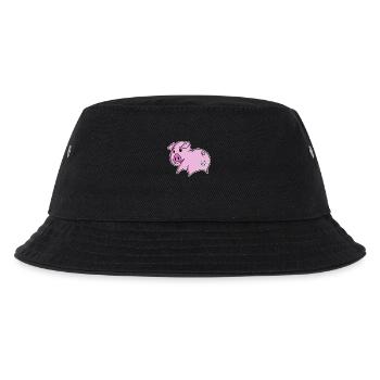 Schwein Arsch - Schwein Hintern - Kinder Bucket Hat - Schwarz - Vorne