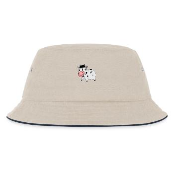 Cow Ass - Cow Butt - Kids’ Bucket Hat - ecru/navy - Front
