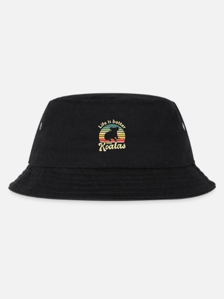 Koala Koala Bear - Kids’ Bucket Hat - black