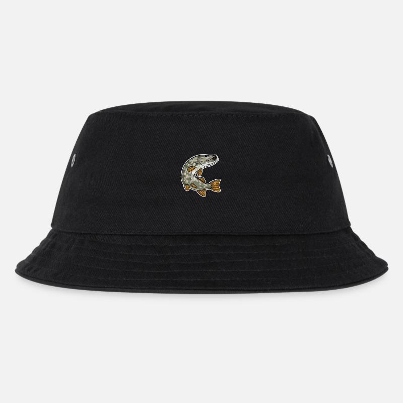 Hecht - Kinder Bucket Hat - Schwarz