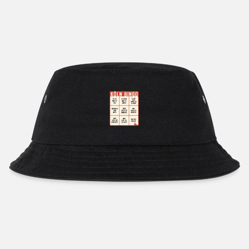 Köln Bingo Kölsch Et Kütt Alaaf Kölner Karneval - Kinder Bucket Hat - Schwarz