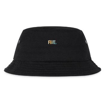 5th Birthday Kids Toodler Five Birthday - Kinder Bucket Hat - Schwarz - Vorne
