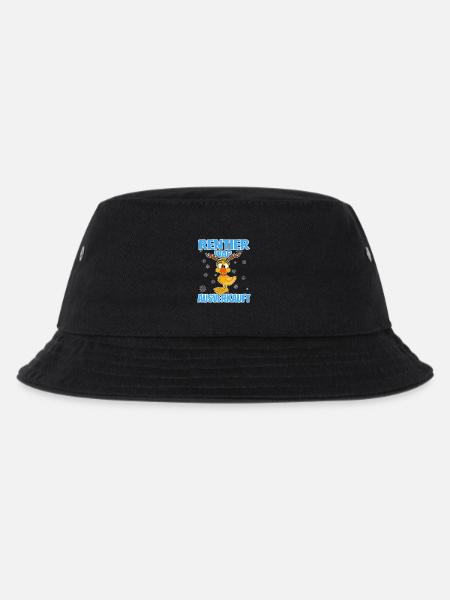 Weihnachten - Rentier war ausverkauft lustige Ente - Kinder Bucket Hat - Schwarz