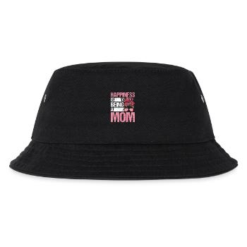 Happiness is being a Mom Mother Sunglasses - Kinder Bucket Hat - Schwarz - Vorne