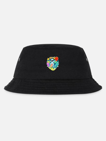 9. Geburtstag 9 Jahre Astronaut Weltall - Kinder Bucket Hat - Schwarz
