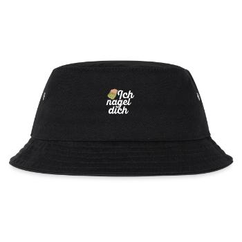 Ich Nagel Dich Nageldesignerin - Kinder Bucket Hat - Schwarz - Vorne