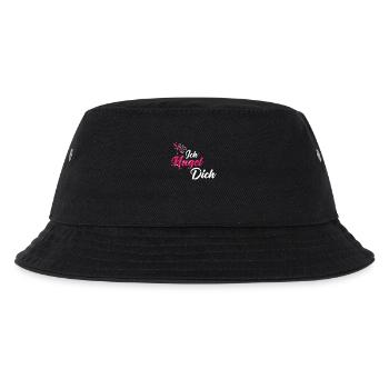Ich Nagel Dich Nageldesignerin - Kinder Bucket Hat - Schwarz - Vorne