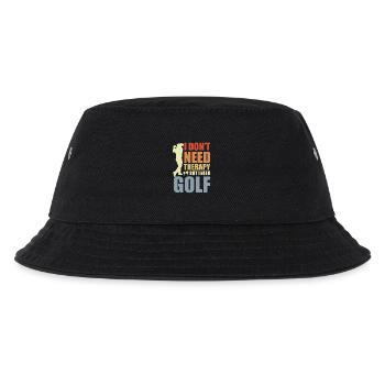 Lustiger Golf Witz - Kinder Bucket Hat - Schwarz - Vorne