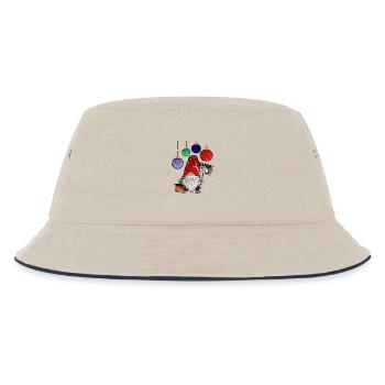 Gamer Elves Christmas Gnome - Kids’ Bucket Hat - ecru/navy - Front