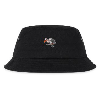 Geier - Kinder Bucket Hat - Schwarz - Vorne