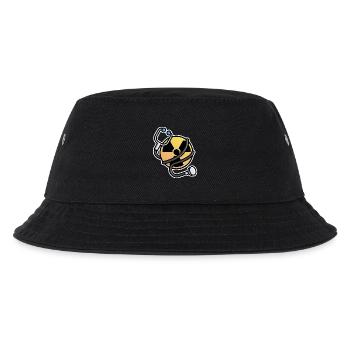Logo Strahlung Manip Radiologe Radiologe Radiologie - Kinder Bucket Hat - Schwarz - Vorne