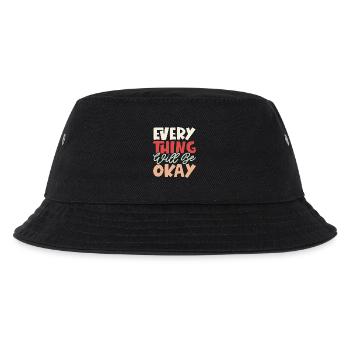 Alles wird gut - Kinder Bucket Hat - Schwarz - Vorne
