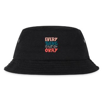 Alles wird gut - Kinder Bucket Hat - Schwarz - Vorne