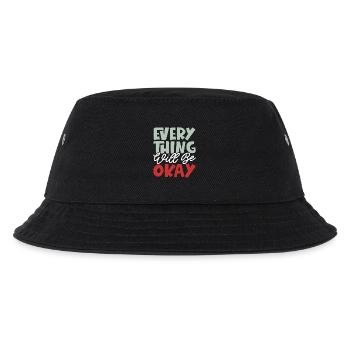 Alles wird gut - Kinder Bucket Hat - Schwarz - Vorne