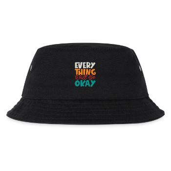 Alles wird gut - Kinder Bucket Hat - Schwarz - Vorne