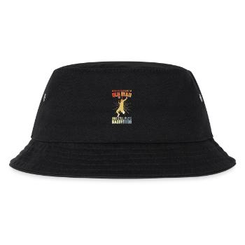 Badminton Großvater - Kinder Bucket Hat - Schwarz - Vorne