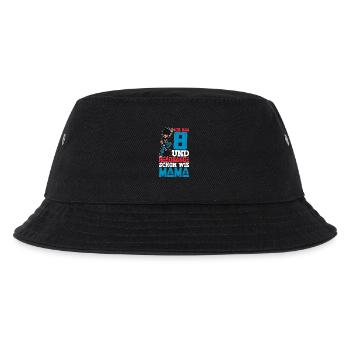 Ich bin 8 - Jungen Rocker - Kinder Bucket Hat - Schwarz - Vorne