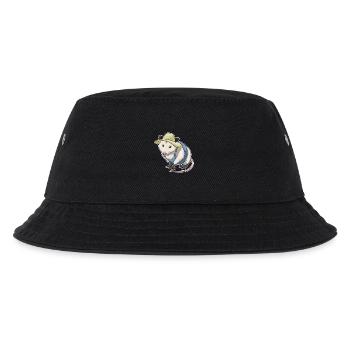 Beutelratte Landwirt Bauernhof - Kinder Bucket Hat - Schwarz - Vorne