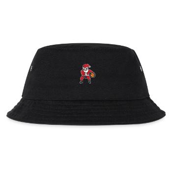 Basketball Weihnachtsmütze - Kinder Bucket Hat - Schwarz - Vorne