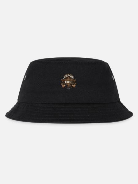 Vintage 1963 Geburtstag Sprüche Ornamente - Kinder Bucket Hat - Schwarz