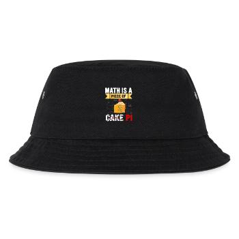Math Pie Cake Illustration - Kids’ Bucket Hat - black - Front