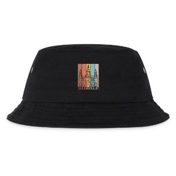 Barcel Gothic Facade Panels - Kids’ Bucket Hat - black - Front