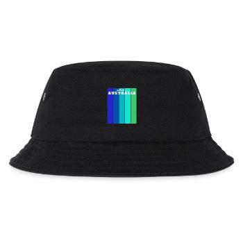 Australia Stripes Skyline - Kinder Bucket Hat - Schwarz - Vorne