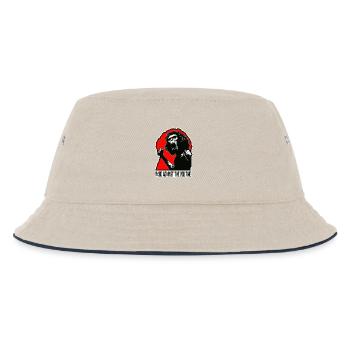 Homo erectus - Wut gegen die Routine - Kinder Bucket Hat - Natur/Navy - Vorne
