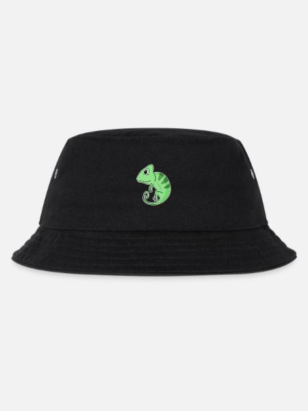 Chameleons Chameleon - Kids’ Bucket Hat - black