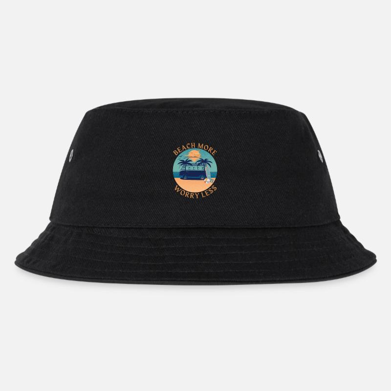 Plage Plus - S’inquiéter moins - Voyage - Bob Enfant - noir