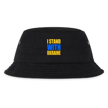 I stand with ukraine - Kids’ Bucket Hat - black - Front