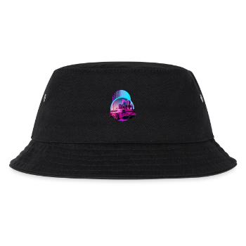 Retro Wave Supercar Vaporwave - Kids’ Bucket Hat - black - Front