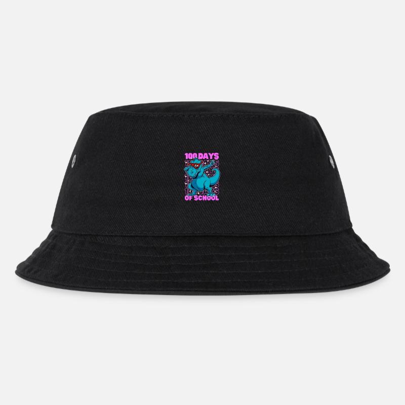 100 jours d'écoles dinosaure dab t-rex rose - Bob Enfant - noir