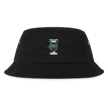 Trains Railway Decoy Driver Train Gift - Kids’ Bucket Hat - black - Front