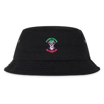 Clown view activated - Kids’ Bucket Hat - black - Front